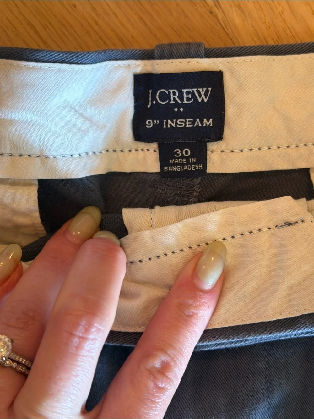 J. Crew Men's Slate Blue Shorts Chino Shorts